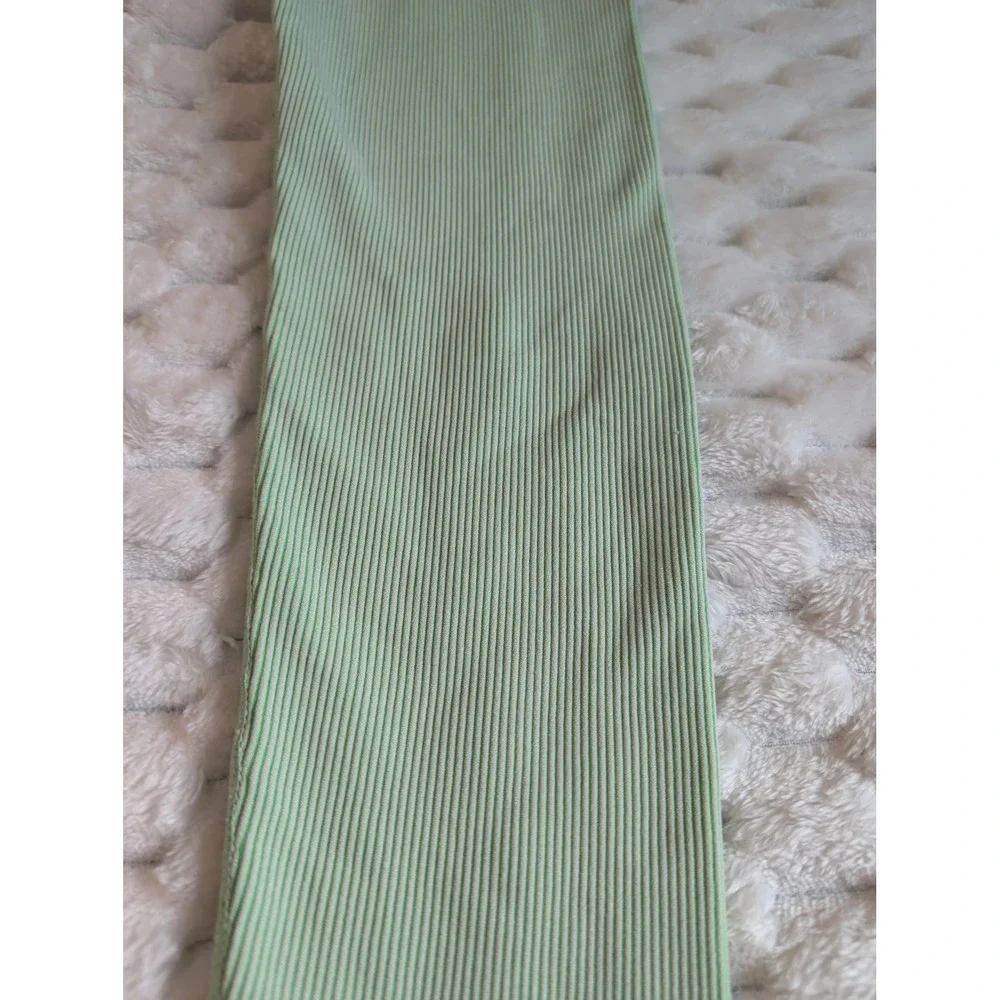 Fabletics Ribbed Seamless High Waisted‎ Leggings Athletic Gym Activewear M